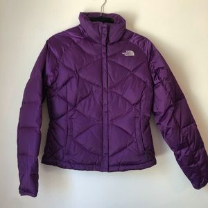 North Face Purple Puffer Coat // Size S